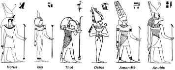 les principaux dieux egyptiens