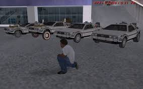 delorean gta sa