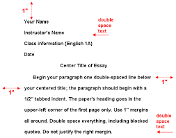 mla format example essay