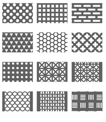perforated metal patterns