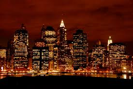 pictures of new york skyline at night