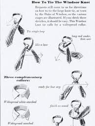 windsor knot tie