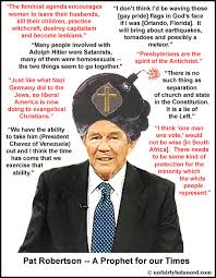 Pat Robertson Strokes His