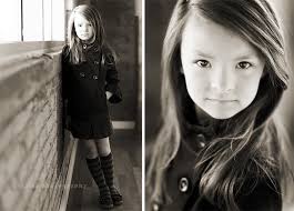 black and white model photography