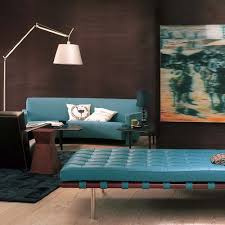brown and blue decor