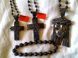 black and silver jewelry