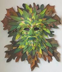 green man mask