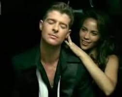 robin thicke and wife