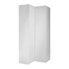 white corner unit