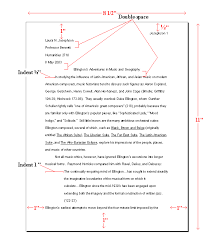 mla format essay example