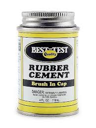 best test rubber cement
