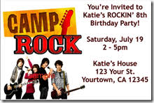 camp rock birthday