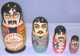 beatles nesting dolls
