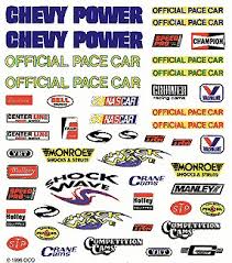 nascar car stickers