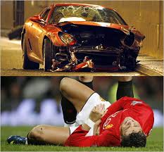 ferrari crashes