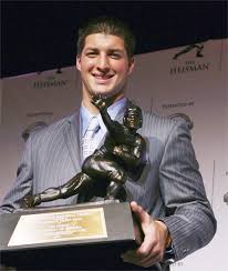 Heisman trophy winner Tebow