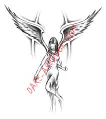 angel tattoo