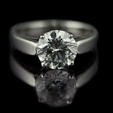rose cut diamond engagement ring