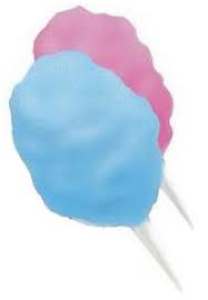 blue cotton candy
