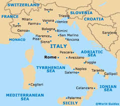 rome italy map