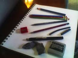 sketching supplies