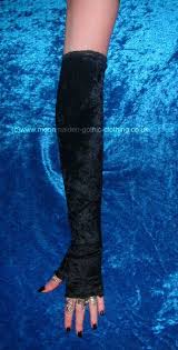 gothic fingerless gloves