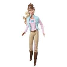 barbie riding