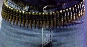 bullet belt guitar strap