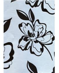 black flowers