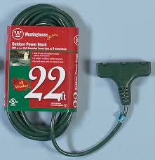 green extension cord