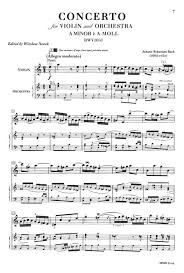 bach violin sheet music