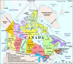 picture map of canada