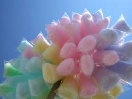 blue cotton candy
