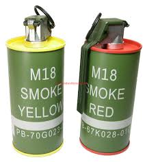 smoke grenades