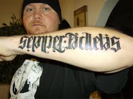 ambigram tattoos