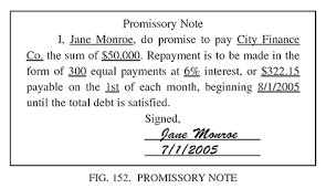 promissory note example
