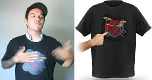 drum set t shirt