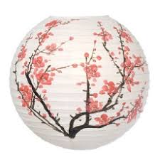 cherry blossom paper lanterns