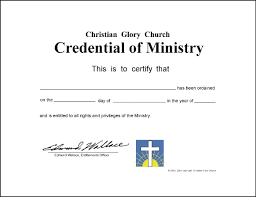 ministry ordination