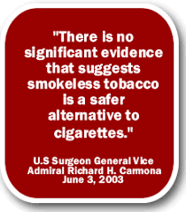smokeless tobacco products