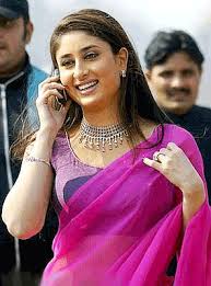 pink saree