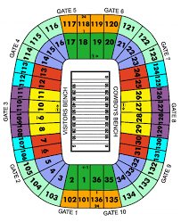 dallas cowboy stadium seats