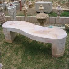 garden stone bench