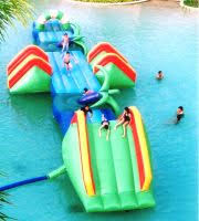 inflatable floating islands