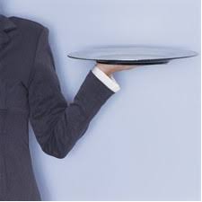 silver platter