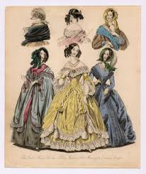 antique fashion prints