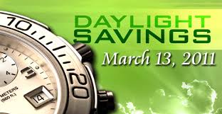 Daylight Savings Time is March