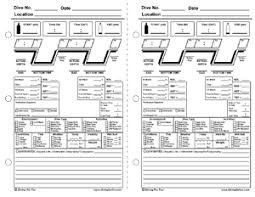 dive log pages