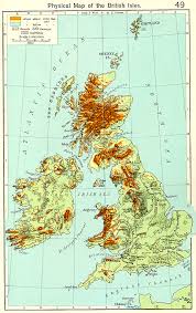 detailed map of great britain
