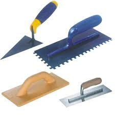plastering trowels
